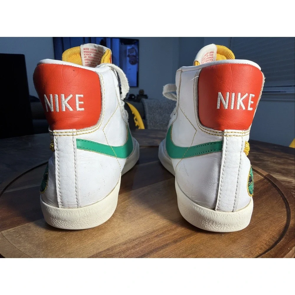 Nike Kids Blazer Mid 77 DD9528-100 Multicolor Lace-Up Sneaker Shoes Size 4.5Y